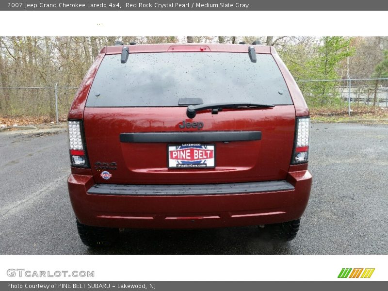 Red Rock Crystal Pearl / Medium Slate Gray 2007 Jeep Grand Cherokee Laredo 4x4