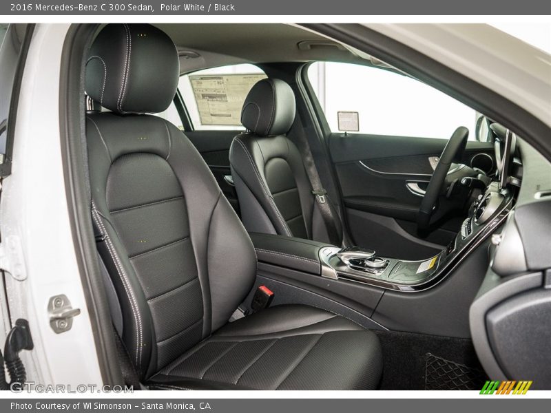 Polar White / Black 2016 Mercedes-Benz C 300 Sedan