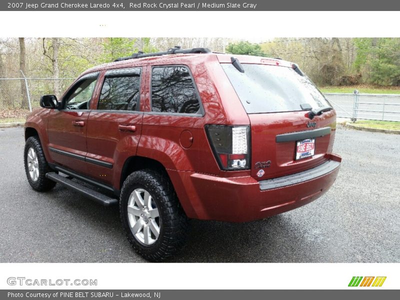 Red Rock Crystal Pearl / Medium Slate Gray 2007 Jeep Grand Cherokee Laredo 4x4