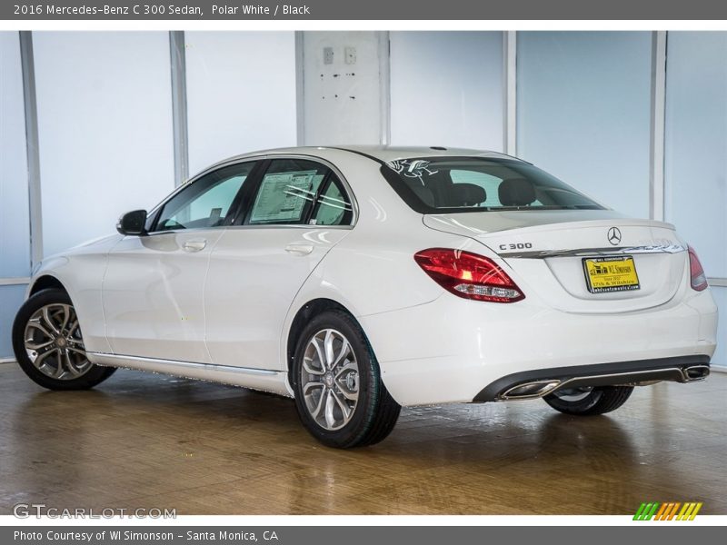 Polar White / Black 2016 Mercedes-Benz C 300 Sedan