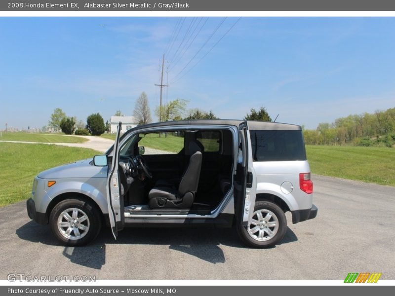 Alabaster Silver Metallic / Gray/Black 2008 Honda Element EX