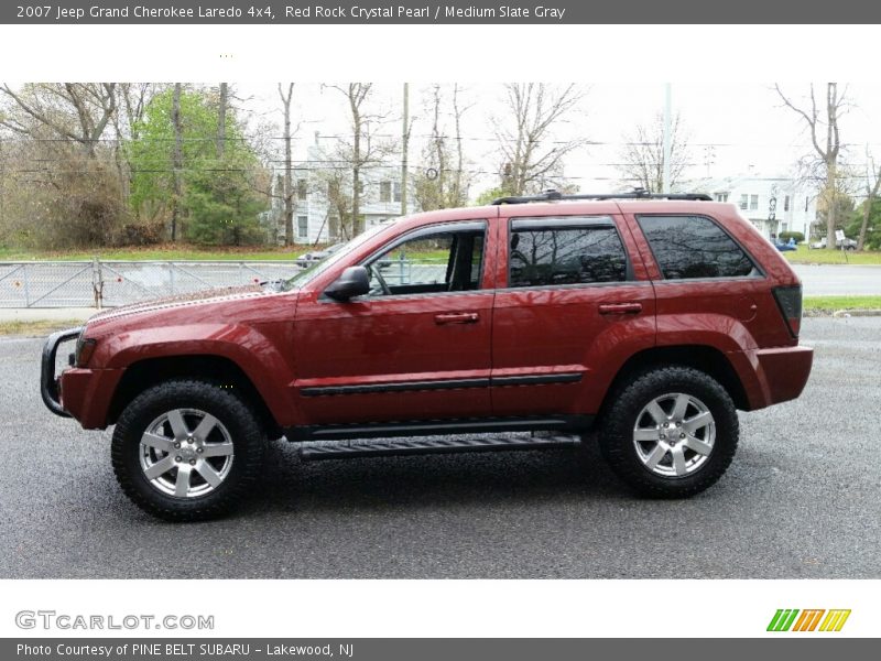 Red Rock Crystal Pearl / Medium Slate Gray 2007 Jeep Grand Cherokee Laredo 4x4