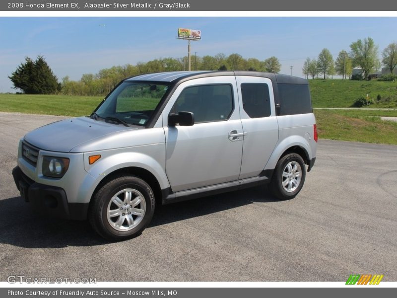 Alabaster Silver Metallic / Gray/Black 2008 Honda Element EX