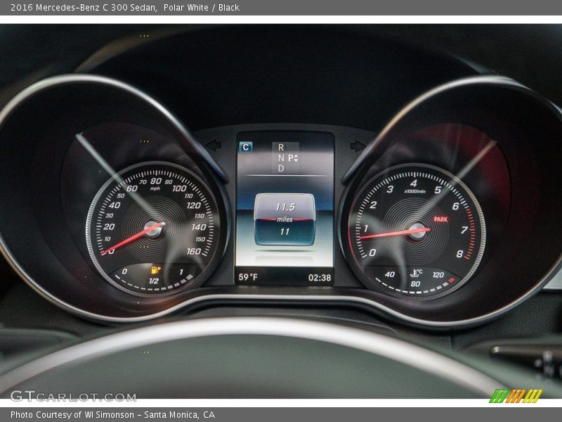 Polar White / Black 2016 Mercedes-Benz C 300 Sedan