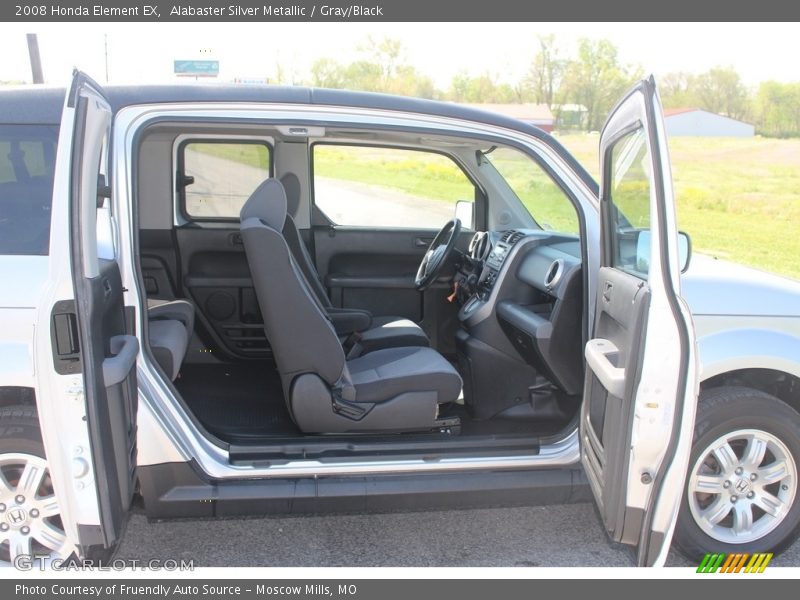 Alabaster Silver Metallic / Gray/Black 2008 Honda Element EX