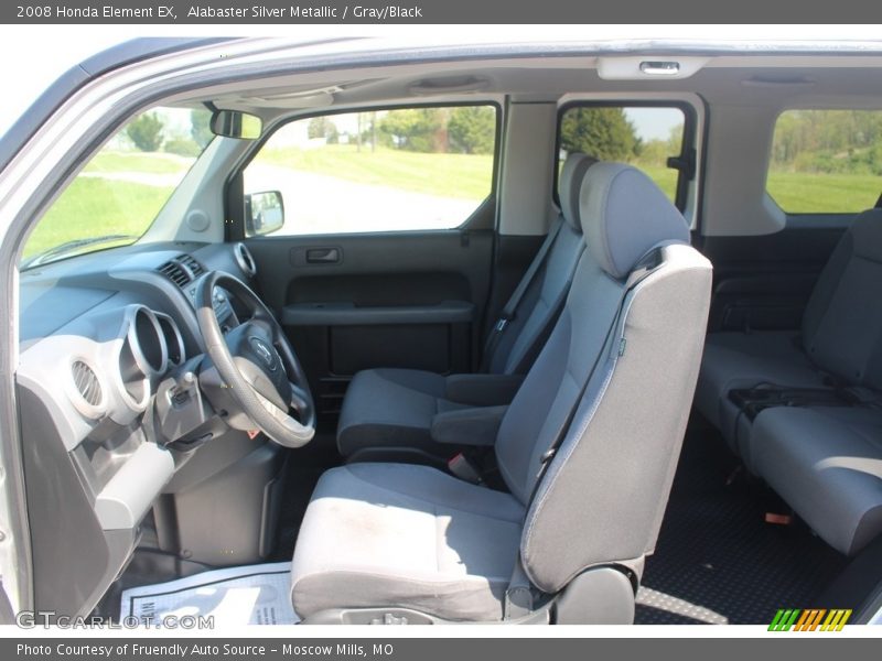 Alabaster Silver Metallic / Gray/Black 2008 Honda Element EX
