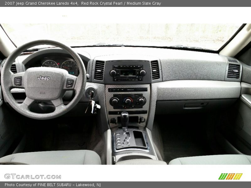 Red Rock Crystal Pearl / Medium Slate Gray 2007 Jeep Grand Cherokee Laredo 4x4