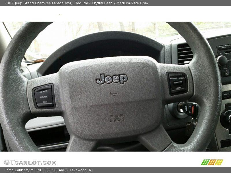 Red Rock Crystal Pearl / Medium Slate Gray 2007 Jeep Grand Cherokee Laredo 4x4