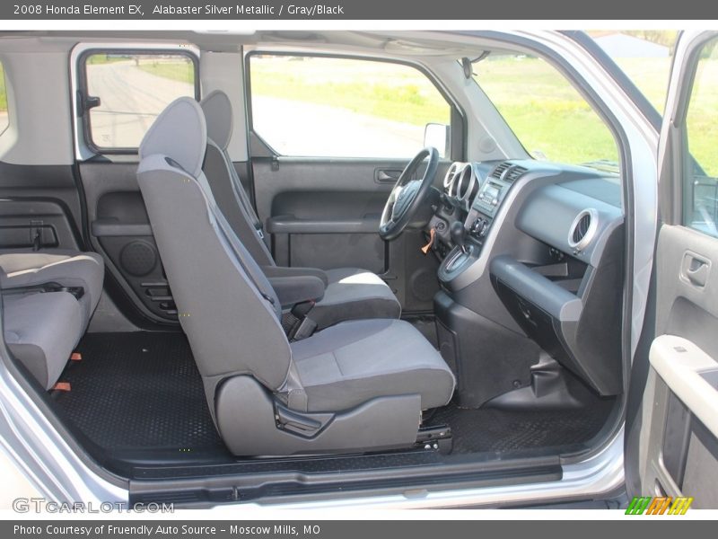 Alabaster Silver Metallic / Gray/Black 2008 Honda Element EX