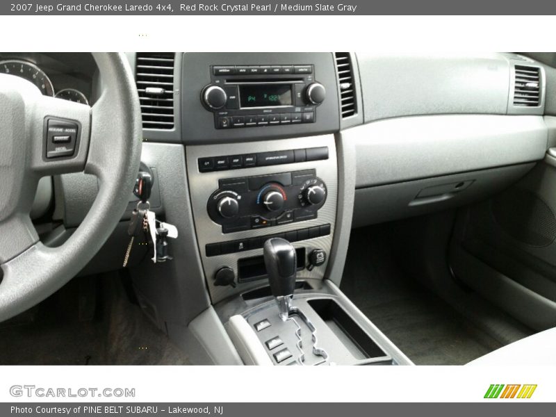 Red Rock Crystal Pearl / Medium Slate Gray 2007 Jeep Grand Cherokee Laredo 4x4
