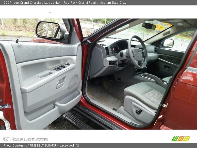 Red Rock Crystal Pearl / Medium Slate Gray 2007 Jeep Grand Cherokee Laredo 4x4