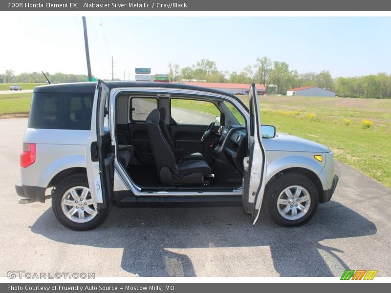 Alabaster Silver Metallic / Gray/Black 2008 Honda Element EX