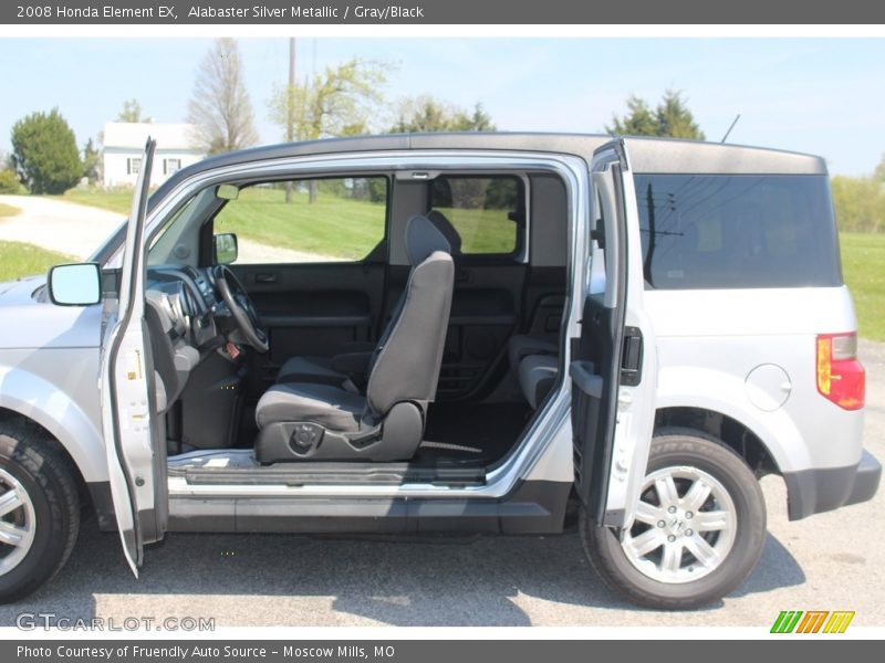 Alabaster Silver Metallic / Gray/Black 2008 Honda Element EX