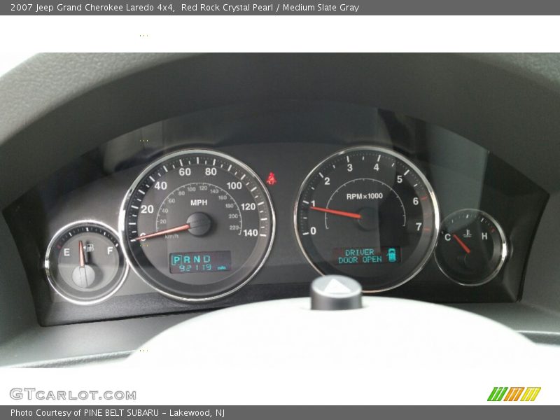Red Rock Crystal Pearl / Medium Slate Gray 2007 Jeep Grand Cherokee Laredo 4x4