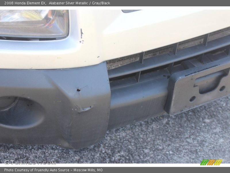 Alabaster Silver Metallic / Gray/Black 2008 Honda Element EX