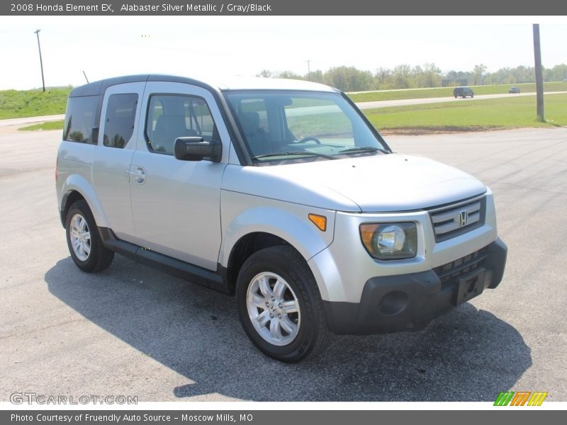 Alabaster Silver Metallic / Gray/Black 2008 Honda Element EX