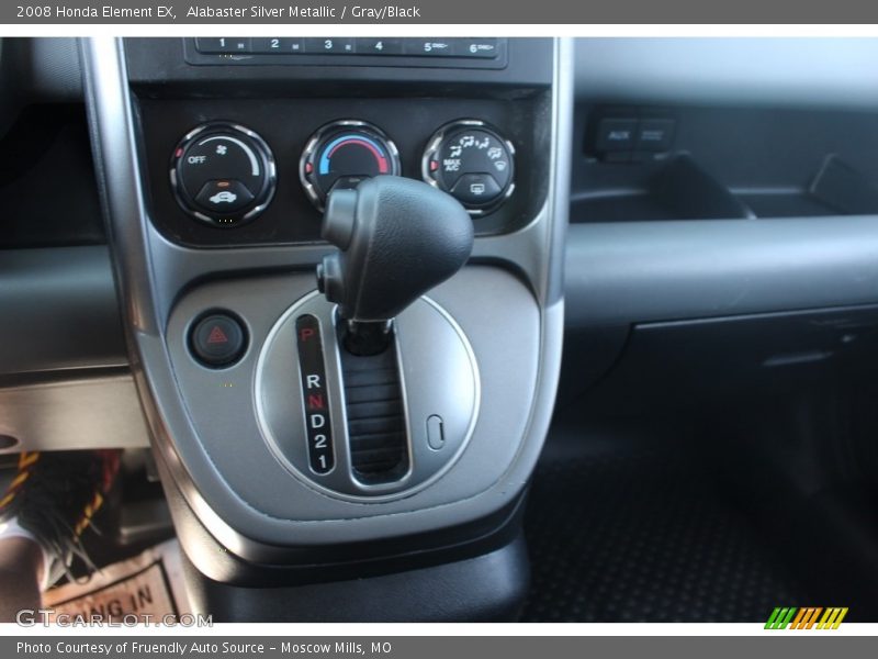 Alabaster Silver Metallic / Gray/Black 2008 Honda Element EX