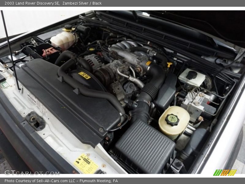 Zambezi Silver / Black 2003 Land Rover Discovery SE