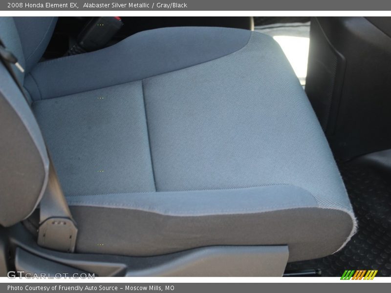 Alabaster Silver Metallic / Gray/Black 2008 Honda Element EX