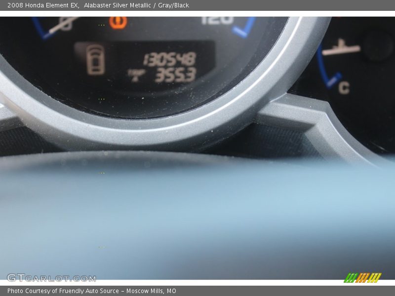 Alabaster Silver Metallic / Gray/Black 2008 Honda Element EX