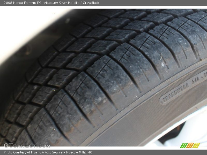 Alabaster Silver Metallic / Gray/Black 2008 Honda Element EX