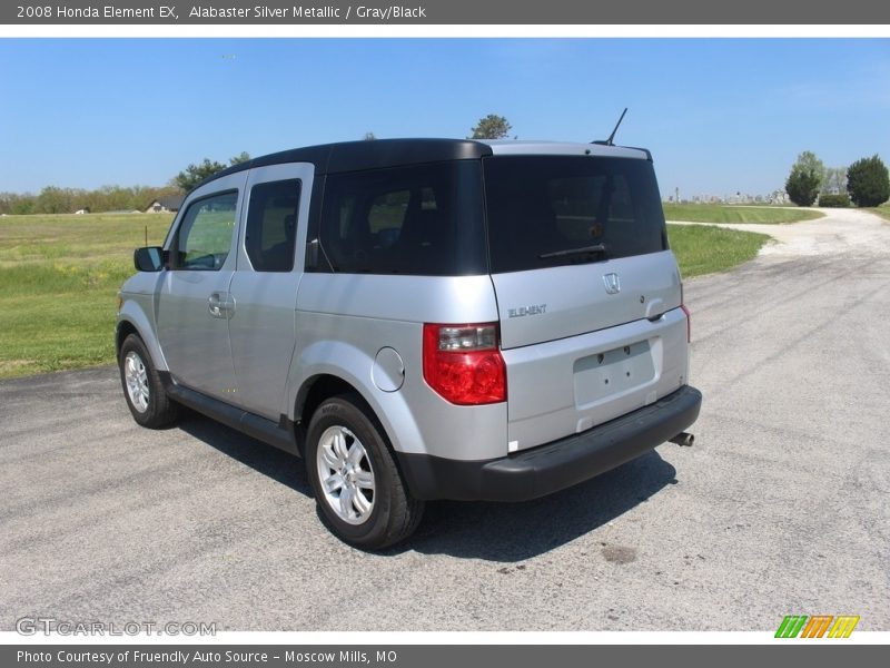 Alabaster Silver Metallic / Gray/Black 2008 Honda Element EX