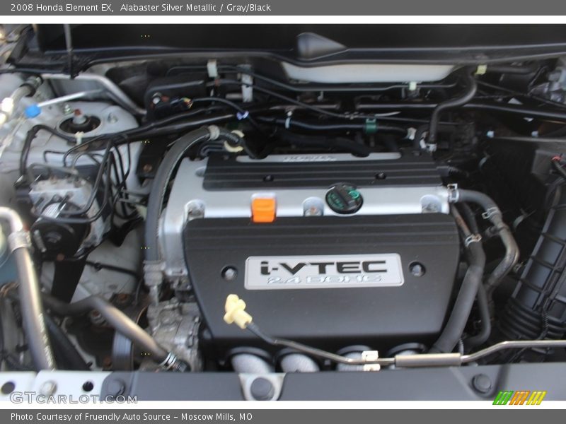 Alabaster Silver Metallic / Gray/Black 2008 Honda Element EX