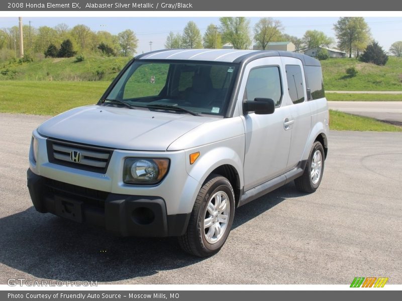 Alabaster Silver Metallic / Gray/Black 2008 Honda Element EX