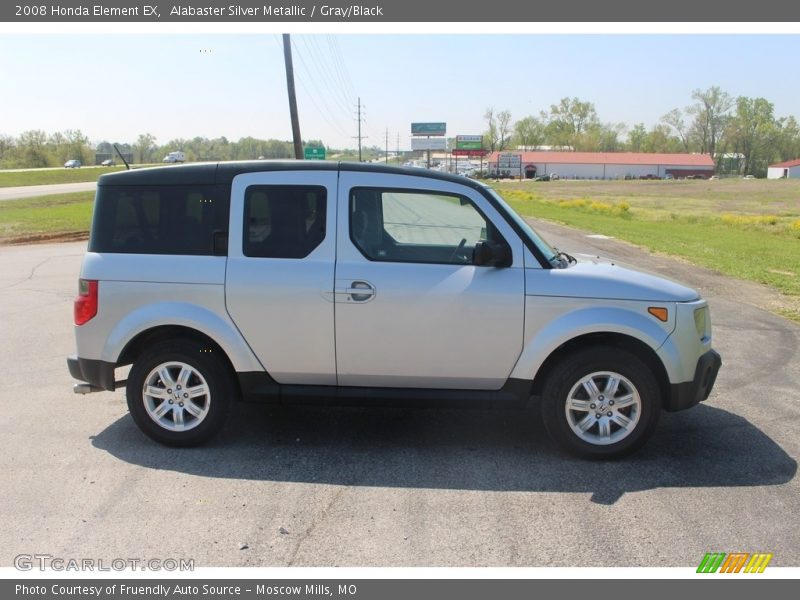 Alabaster Silver Metallic / Gray/Black 2008 Honda Element EX