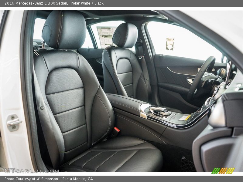 Polar White / Black 2016 Mercedes-Benz C 300 Sedan