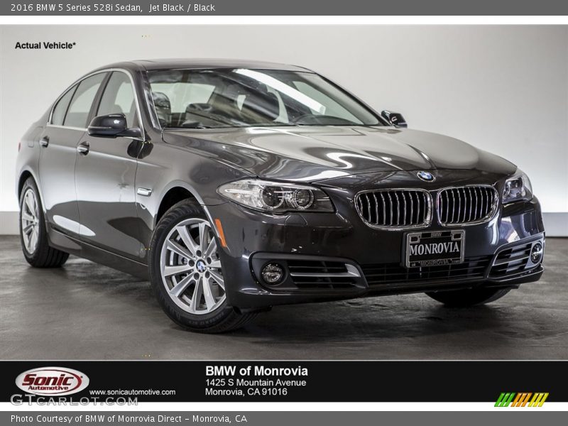 Jet Black / Black 2016 BMW 5 Series 528i Sedan