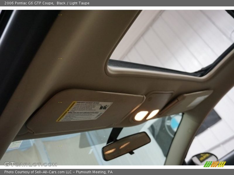 Black / Light Taupe 2006 Pontiac G6 GTP Coupe