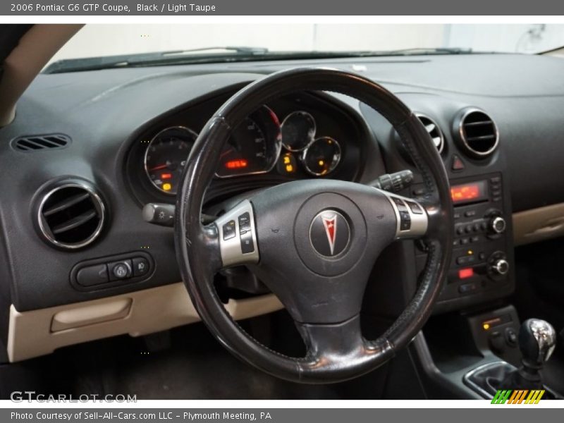 Black / Light Taupe 2006 Pontiac G6 GTP Coupe