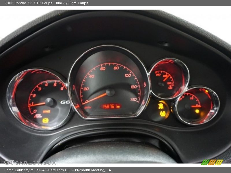 Black / Light Taupe 2006 Pontiac G6 GTP Coupe