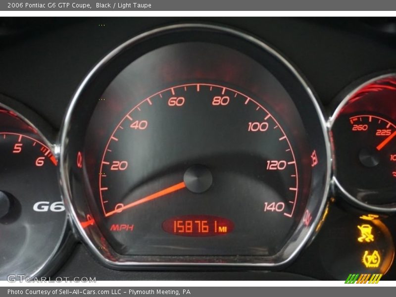 Black / Light Taupe 2006 Pontiac G6 GTP Coupe