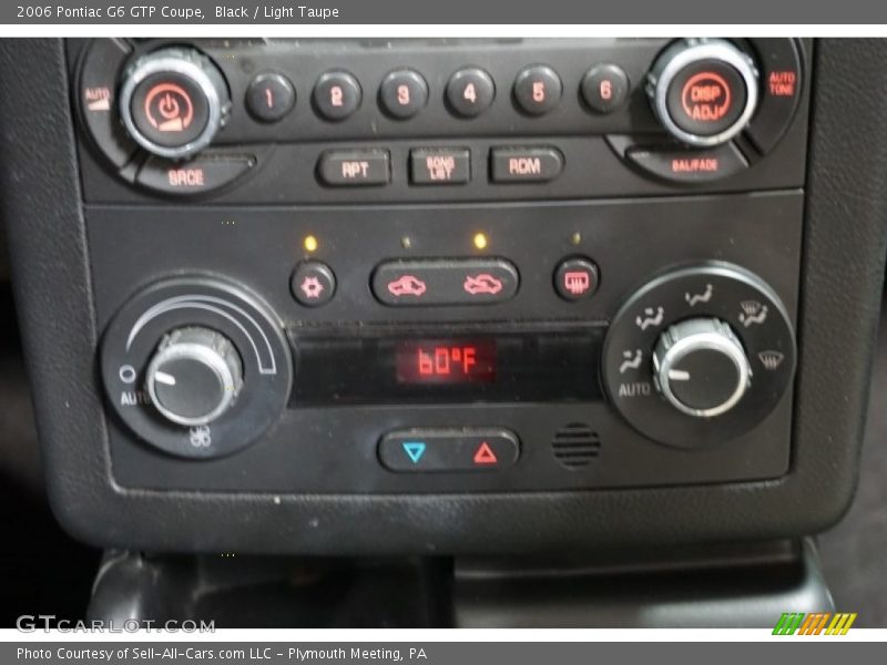 Black / Light Taupe 2006 Pontiac G6 GTP Coupe