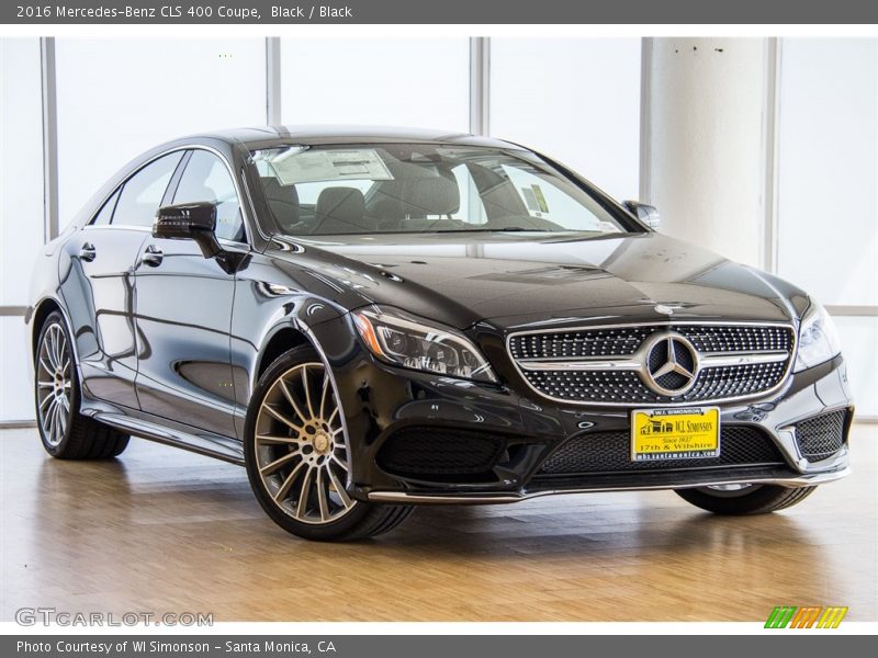 Black / Black 2016 Mercedes-Benz CLS 400 Coupe