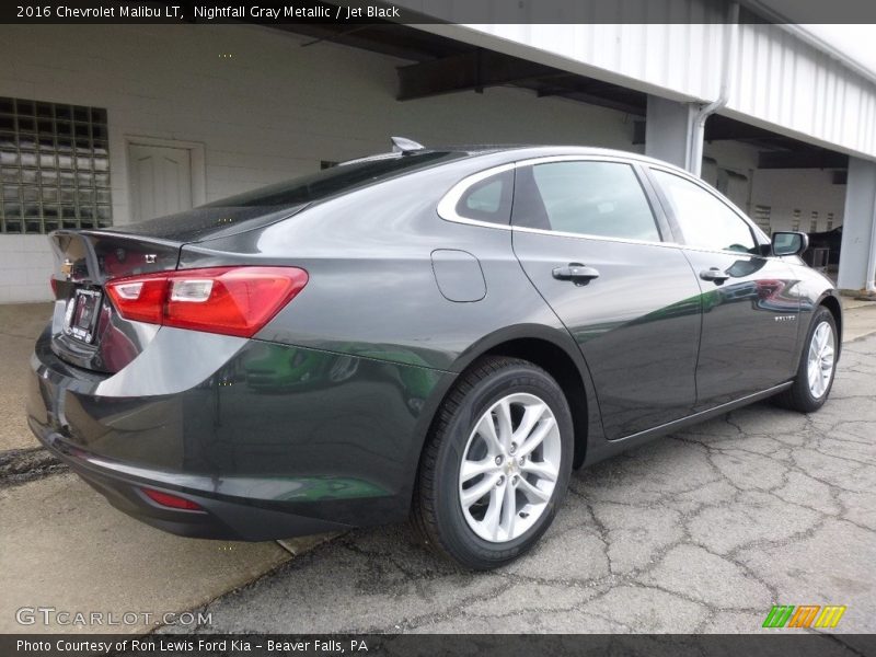 Nightfall Gray Metallic / Jet Black 2016 Chevrolet Malibu LT