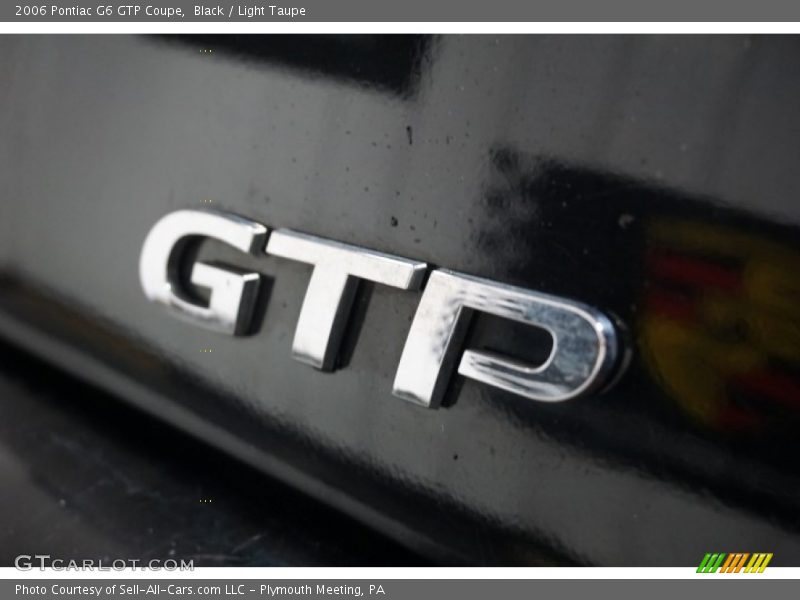 Black / Light Taupe 2006 Pontiac G6 GTP Coupe