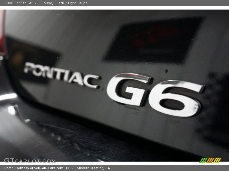 Black / Light Taupe 2006 Pontiac G6 GTP Coupe