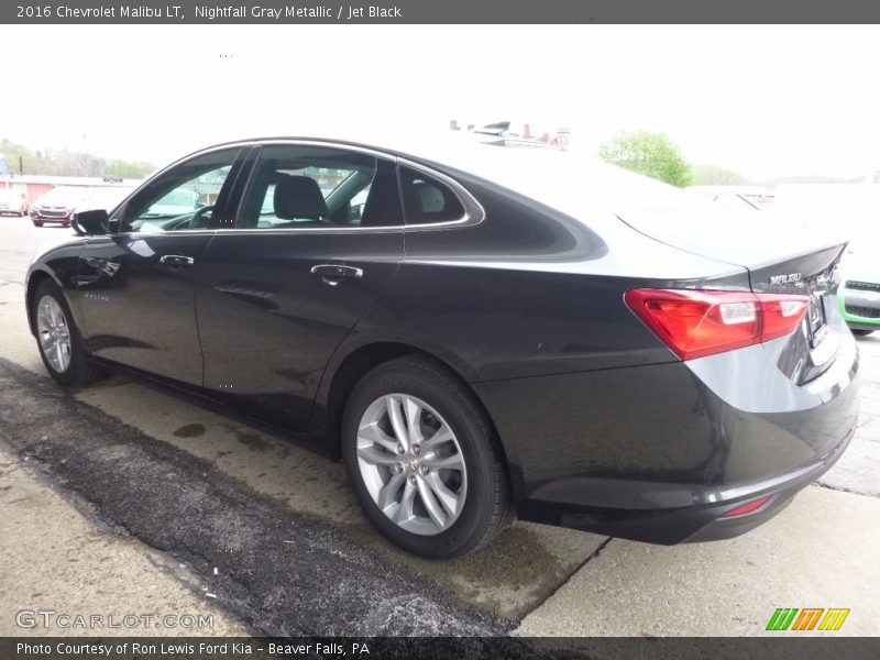 Nightfall Gray Metallic / Jet Black 2016 Chevrolet Malibu LT