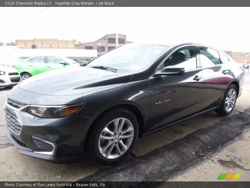 Nightfall Gray Metallic / Jet Black 2016 Chevrolet Malibu LT