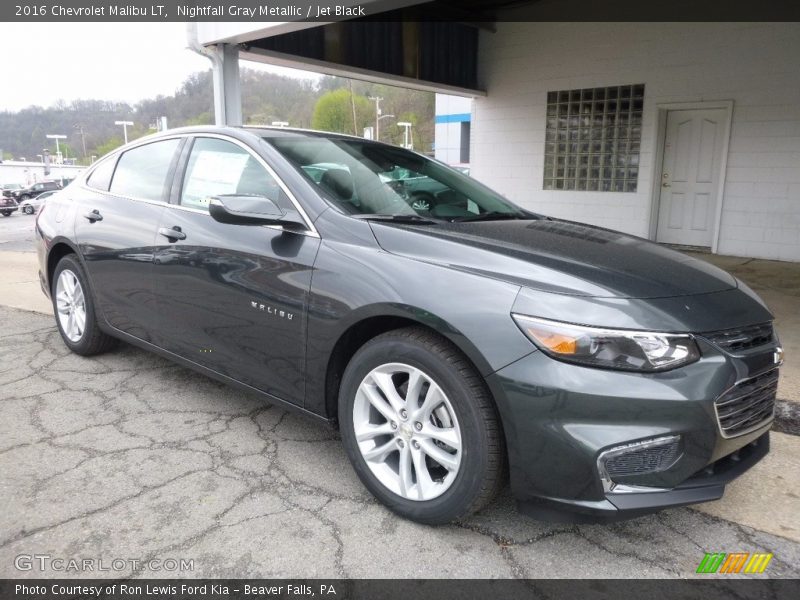 Nightfall Gray Metallic / Jet Black 2016 Chevrolet Malibu LT
