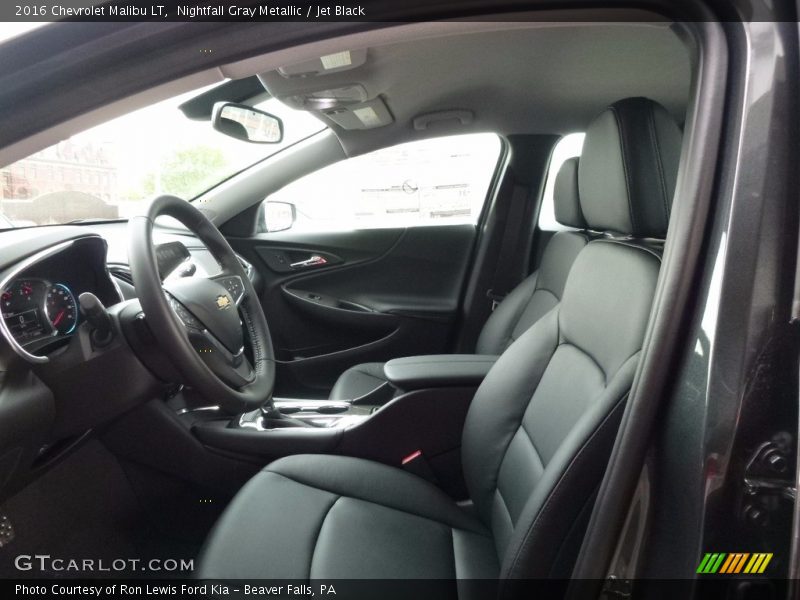 Nightfall Gray Metallic / Jet Black 2016 Chevrolet Malibu LT