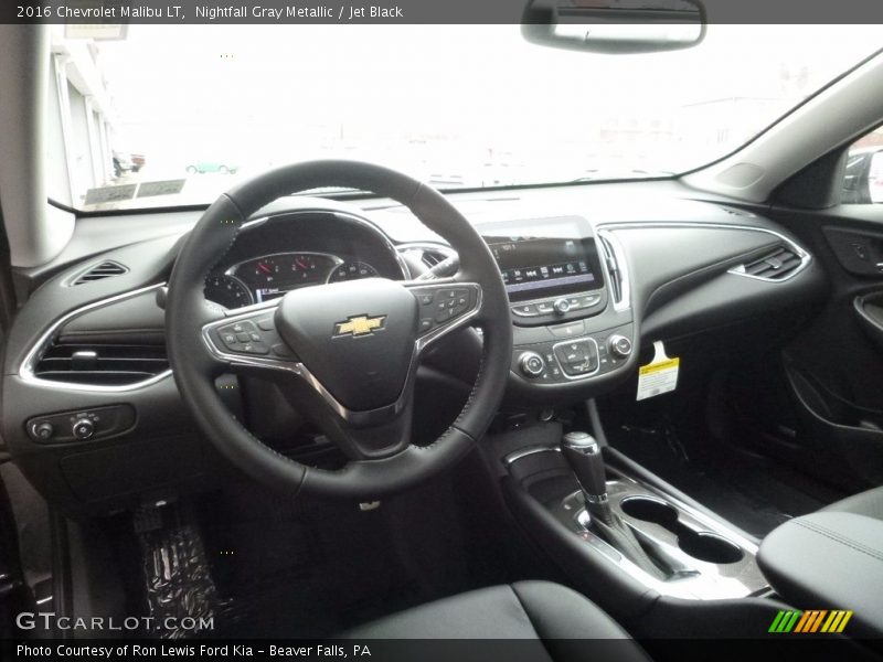 Nightfall Gray Metallic / Jet Black 2016 Chevrolet Malibu LT
