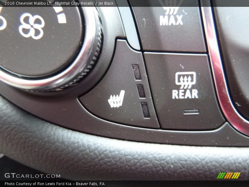 Nightfall Gray Metallic / Jet Black 2016 Chevrolet Malibu LT