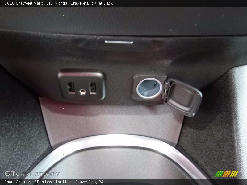 Nightfall Gray Metallic / Jet Black 2016 Chevrolet Malibu LT