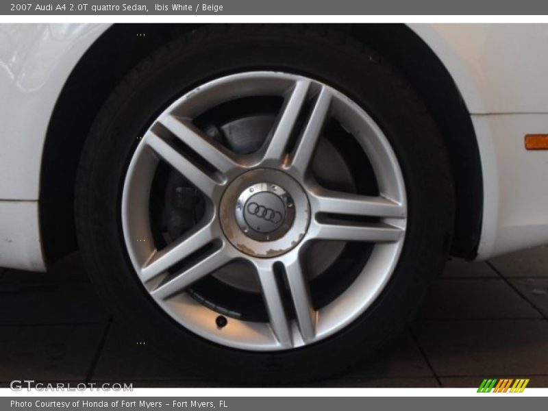 Ibis White / Beige 2007 Audi A4 2.0T quattro Sedan