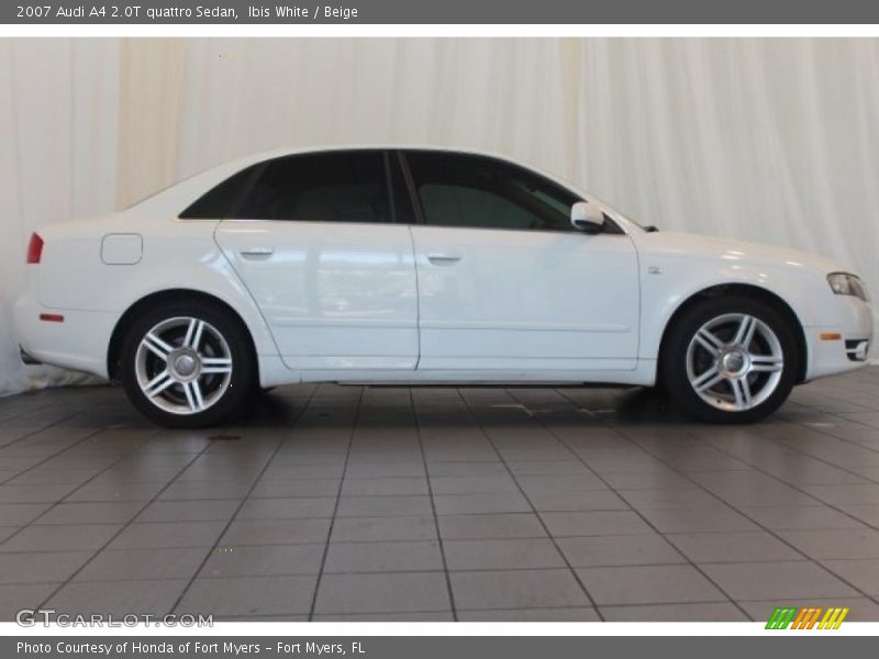 Ibis White / Beige 2007 Audi A4 2.0T quattro Sedan