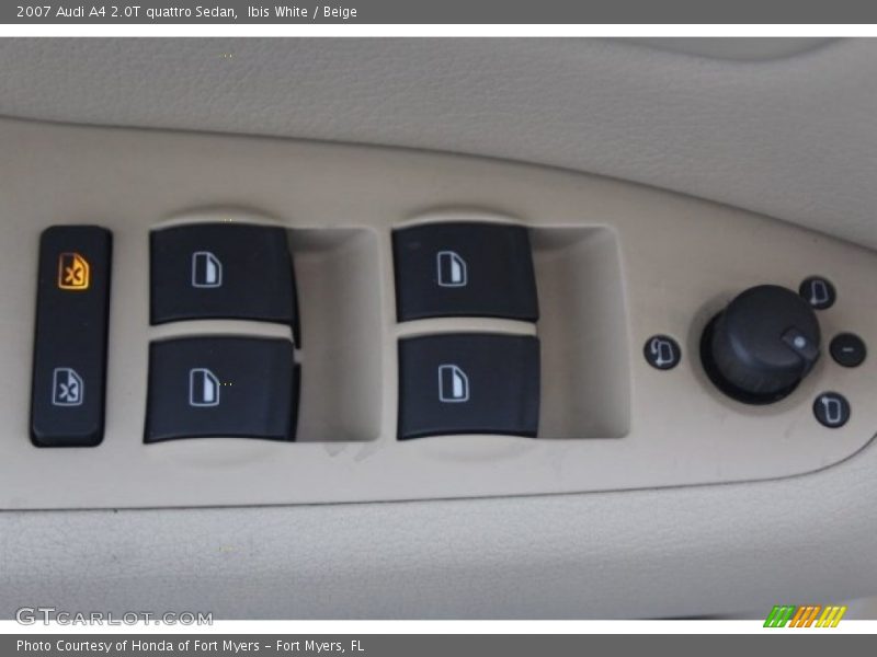 Ibis White / Beige 2007 Audi A4 2.0T quattro Sedan